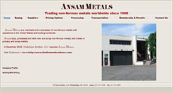 Desktop Screenshot of ansammetals.com